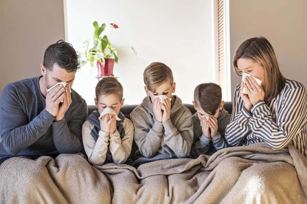 air duct problem sick family